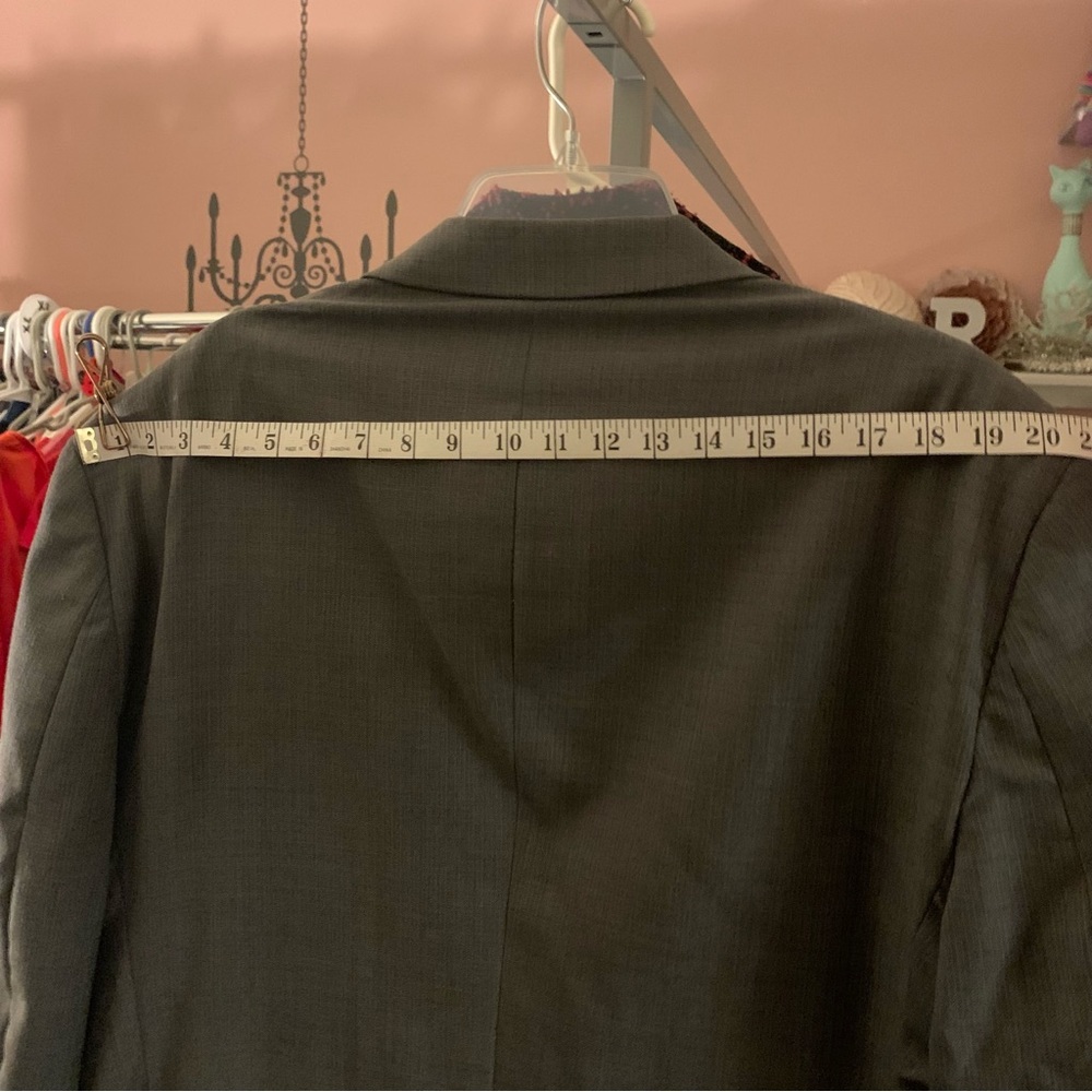 Claiborne Men’s Blazer, Grey, 100% Wool, 50L - Picture 7 of 11